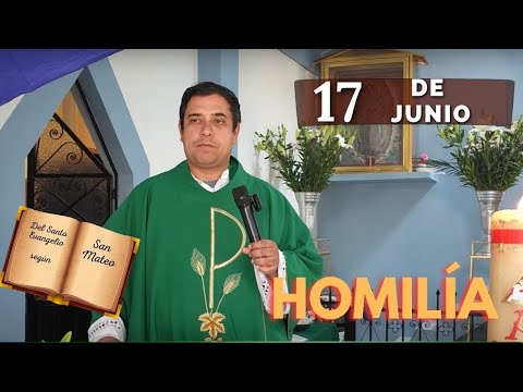 EVANGELIO DE HOY lunes 17 de junio del 2024 - Padre Arturo Cornejo