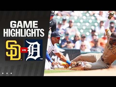 Padres vs. Tigers Game Highlights (4/23/25) | MLB Highlights