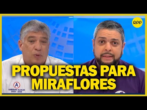ELECCIONES MUNICIPALES: Daniel Mora y Manuel Masías exponen sus propuestas para Miraflores