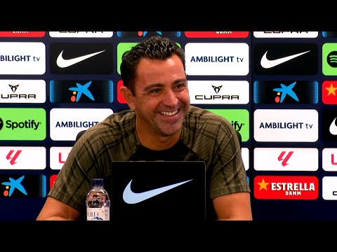 Xavi comenta sus previsiones para el Barça-Celta de Vigo