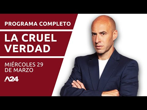 Diego Valenzuela + José Luis Espert #LaCruelVerdad - PROGRAMA COMPLETO 29/03/2023