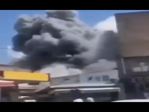Fuerte explosión en una bodega con pirotecnia en Armenia