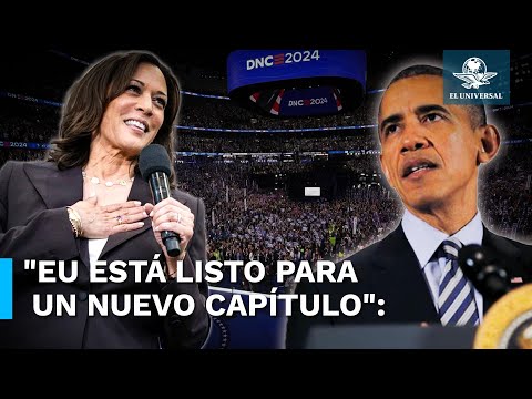 Barack Obama respalda a Kamala Harris en la Convención Nacional Demócrata