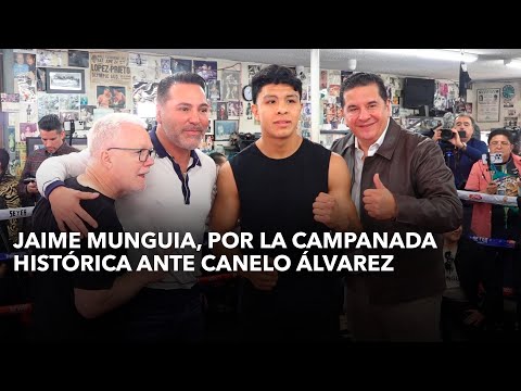 Jaime Munguía cierra su preparación de cara al combate ante Saúl Canelo Álvarez