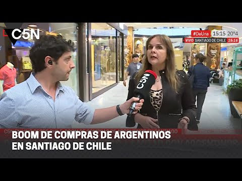 C5N en CHILE: BOOM de COMPRAS de ARGENTINOS por la DIFERENCIA de PRECIOS