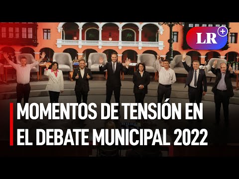 Candidatos a la Municipalidad de Lima protagonizan tensos momentos durante debate | #LR