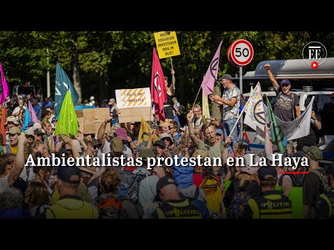 Miles de manifestantes ambientalistas protestan en La Haya, Países Bajos | El Espectador