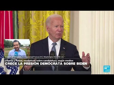 Informe desde Washington: líderes políticos presionan Biden para que renuncie a su candidatura