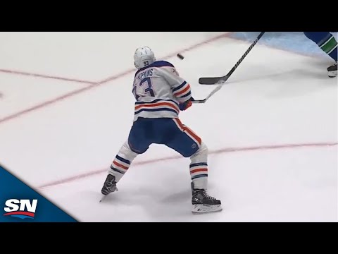 Ryan Nugent-Hopkins Fires Puck In Off Arturs Silovs For Power-Play Goal
