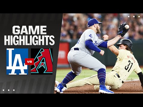 Dodgers vs. D-backs Game Highlights (8/31/24) | MLB Highlights