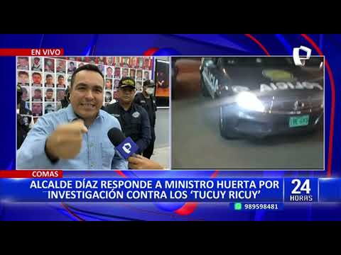 Alcalde de Comas responde a Willy Huerta por investigación contra comando Tucuy Ricuy