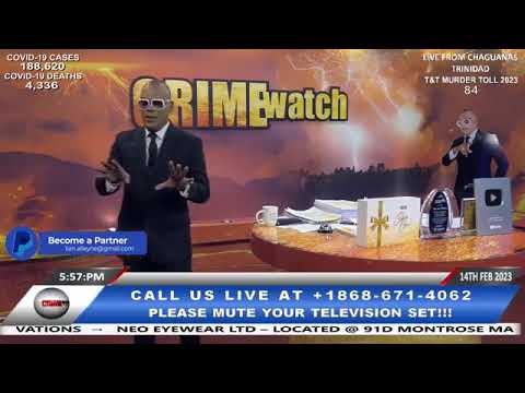 Throwback Thursdays -Fun in Studio on Valentine's Day with callers locked on to Crime Watch Live.