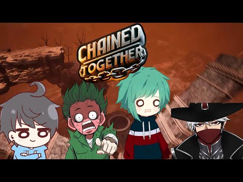 【Chained Together】4人が鎖に繋がれたまま山を登るゲームやります！