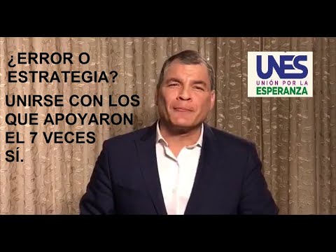 PRIMER ERROR de Rafael Correa o Estrategia