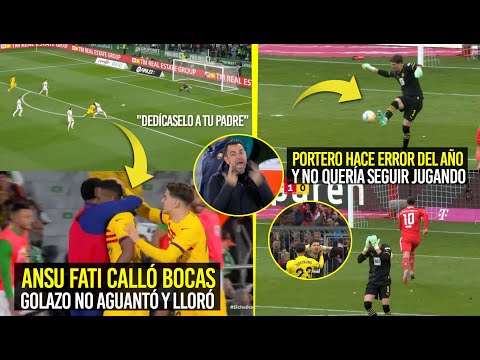 ANSU FATI CALLÓ BOCAS ¡GOLAZO! NO AGUANTÓ Y LLORÓ | PORTERO HACE EL OSO Y NO QUERÍA SEGUIR JUGANDO