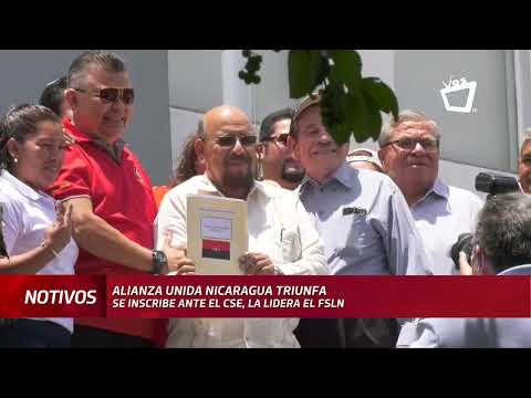 Alianza Unida Nicaragua Triunfa se inscribe ante el CSE