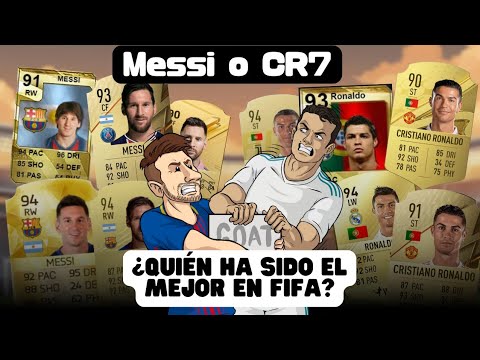 Todas las cartas de FIFA EAFC de Messi y CR7 2007 2025 ¿Quién ha tenido la mejor