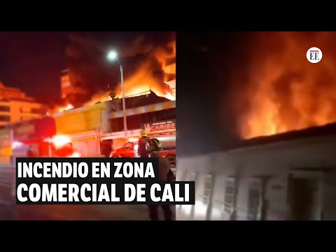 Incendio estructural en Cali deja dos locales comerciales afectados | El Espectador