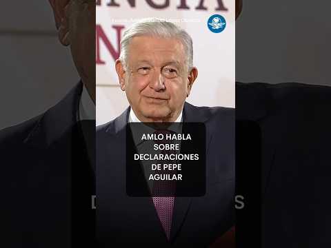AMLO reacciona a dichos de Pepe Aguilar #shorts #amlo