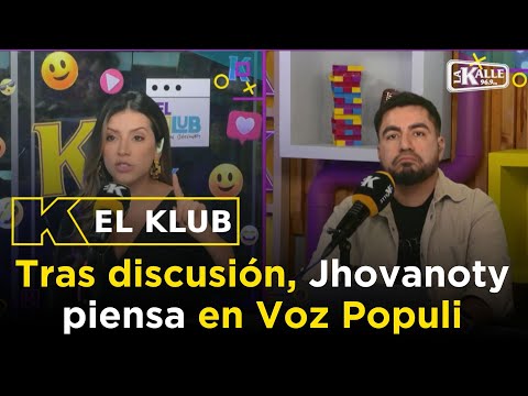 La discusión de Jhovanoty y Manuela Cardona, Voz Populi y Mi Casa Ya | El Klub | 06 de agosto