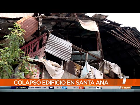 Al menos doce familias afectadas por colapso de caserón en Santa Ana