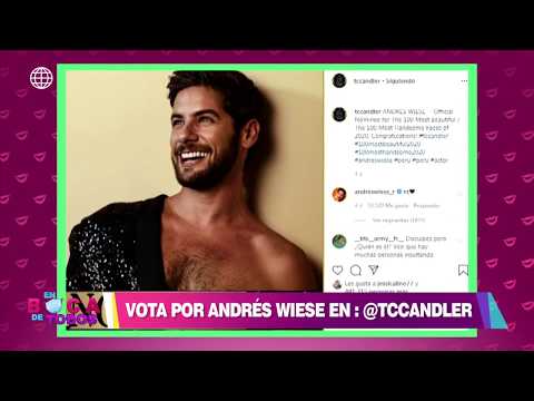 Andrés Wiese: ¿Cómo votar por el actor al rostro más bello del mundo 2020
