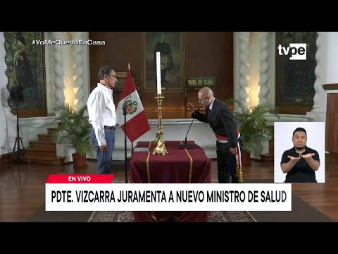 Víctor Zamora jura como nuevo ministro de Salud