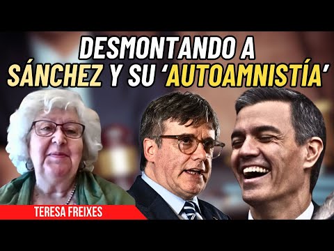 El vídeo que Sánchez no quiere que veas: Teresa Freixes desmonta la ‘autoamnistía’ del socialista