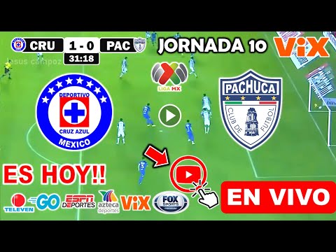 Cruz Azul vs. Pachuca en vivo, donde ver, a que hora juega Cruz Azul vs. Pachuca Liga Mx 2024 resume