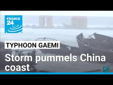 Typhoon Gaemi lashes China after pounding Taiwan, Philippines • FRANCE 24 English