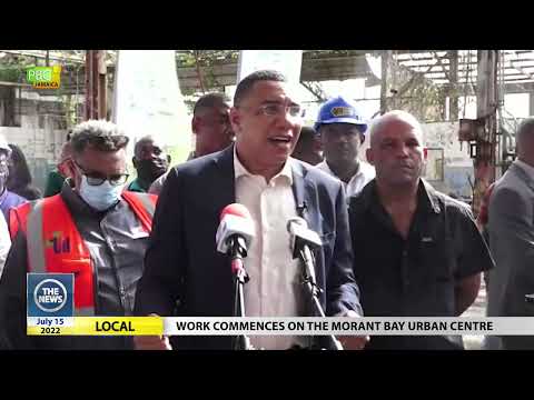 Work commences on the Morant Bay Urban Centre