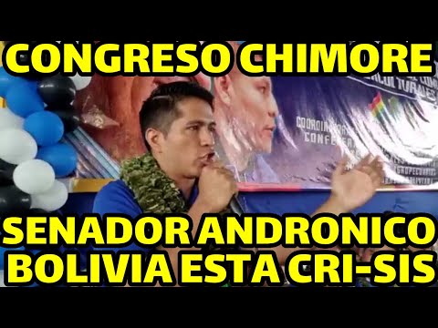 SENADOR ANDRONICO RODRIGUEZ DIO MENSAJE EN CONGRESO FEDERACIÓN DE CHIMORE ..