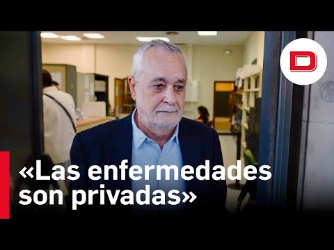 Griñán: «Las enfermedades son privadas y hay que saber respetarlas»