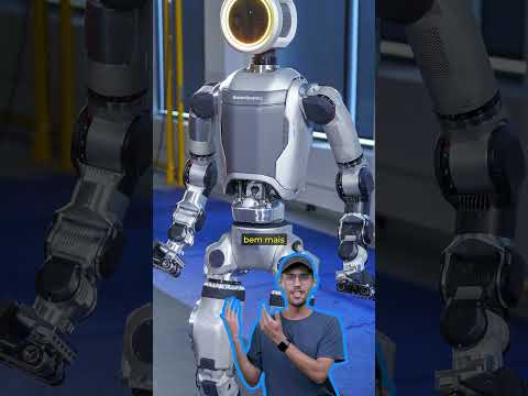 Versão elétrica do robô humanoide Atlas! #tecnologia #reaction #robot
