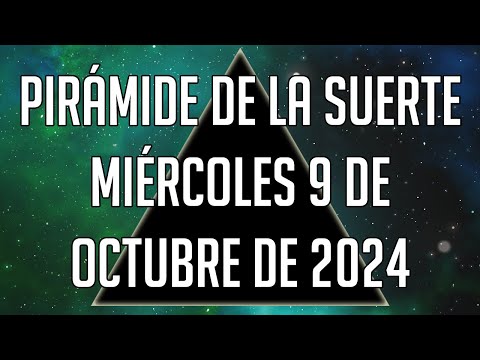 Pirámide de la Suerte para el Miércoles 9 de Octubre de 2024 - Lotería de Panamá