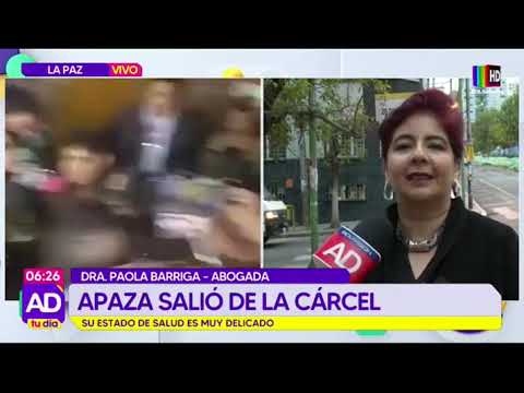 César Apaza salió de la carcel después de 16 meses