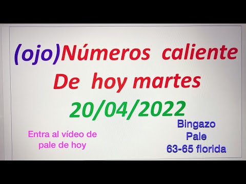 NUMEROS PERFECTO PARA HOY 20/04/22 DE ABRIL 2022 , NUMEROS PARA  GANAR EN LAS LOTERIAS