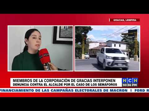 Denuncian a alcalde de Gracias, Lempira en caso de semáforos