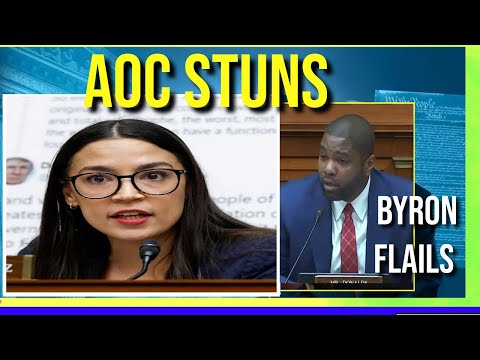 AOC Educates incredible how to represent  vs GOP clown Byron Donalds reinventing useless