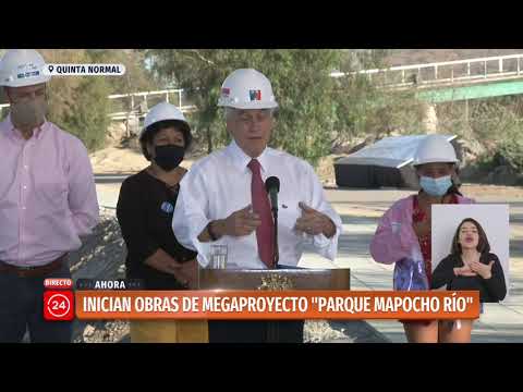 Presidente Piñera da inicio a megaproyecto “Parque Mapocho Río” | 24 Horas TVN Chile