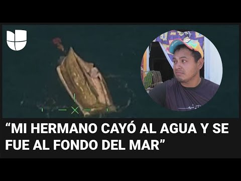 “Vi como flotaba su cuerpo”: hermano de pescador que murió en medio del mar tras el paso de Milton