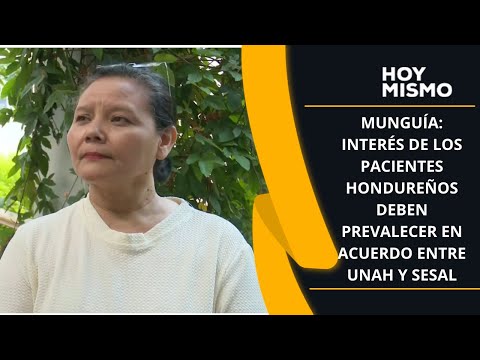 Munguía: Interés de los pacientes hondureños deben prevalecer en acuerdo entre UNAH y SESAL