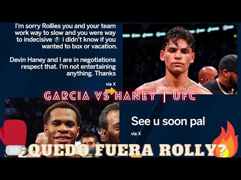 DEVIN HANEY VS RYAN GARCIA: uno es boxeador y el otro vendedor