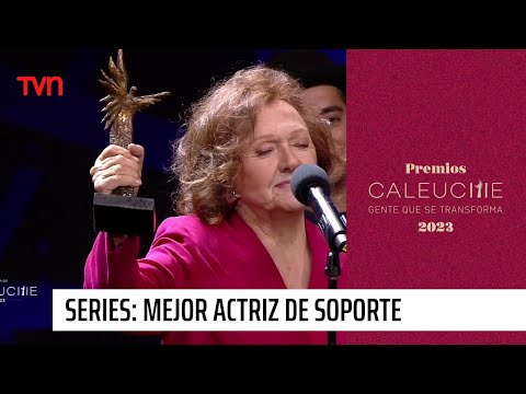 Categoría series: Mejor actriz de soporte | Premios Caleuche 2023