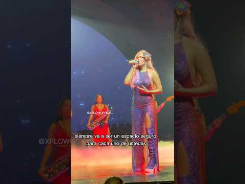 Karol G mensaje de amor y libertad y en su vestido #KarolG #feid