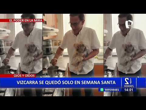 Vizcarra pasó Semana Santa con perrita Morita: Para mascotas soy un buen chef