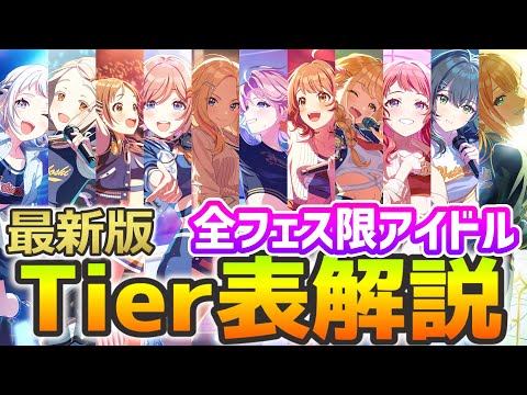 【最新版】全フェス限アイドルおすすめTier表ランキング！ ～コンテスト・評価値の最強キャラは？～ ＃学マス