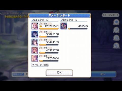 【プリコネ】メデューサ物理参考3.48億（4段階目）