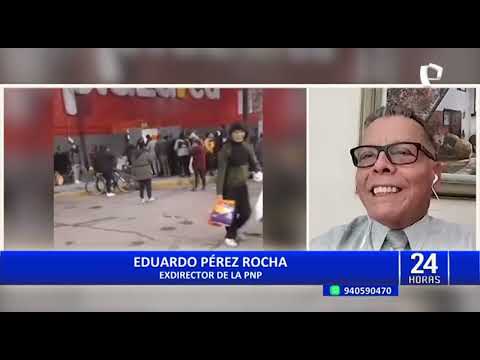 Cámaras de seguridad captaron a vándalos que saquearon supermercado en Puno