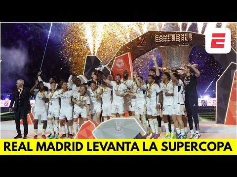 Real Madrid arrasa al Barcelona 4-1 en el Clásico y gana la Supercopa de España